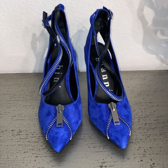 ❤️BRAND NEW! Gianni Bini Tatum Zipper Detail Cut-Out Pumps - Picture 3 of 8